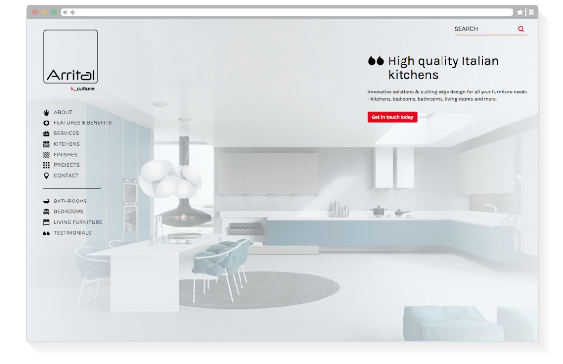Arrital home page