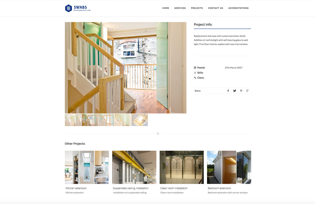 Swabs Developments Ltd project page