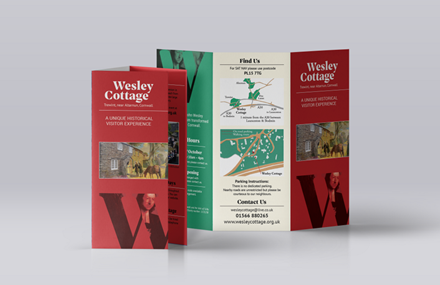 Flyer design for Wesley Cottage by Carbon Pixel
